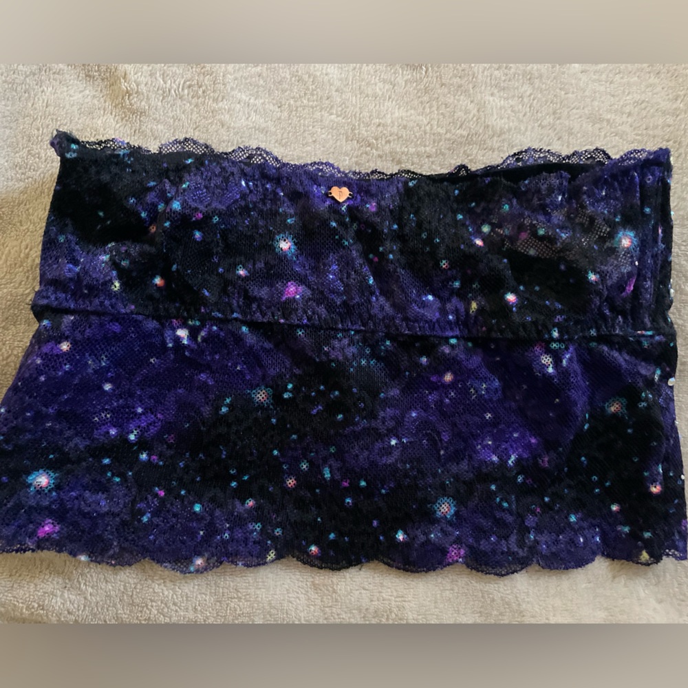 Dark blue galaxy bandeau from Pink petite small - Picture 3 of 4